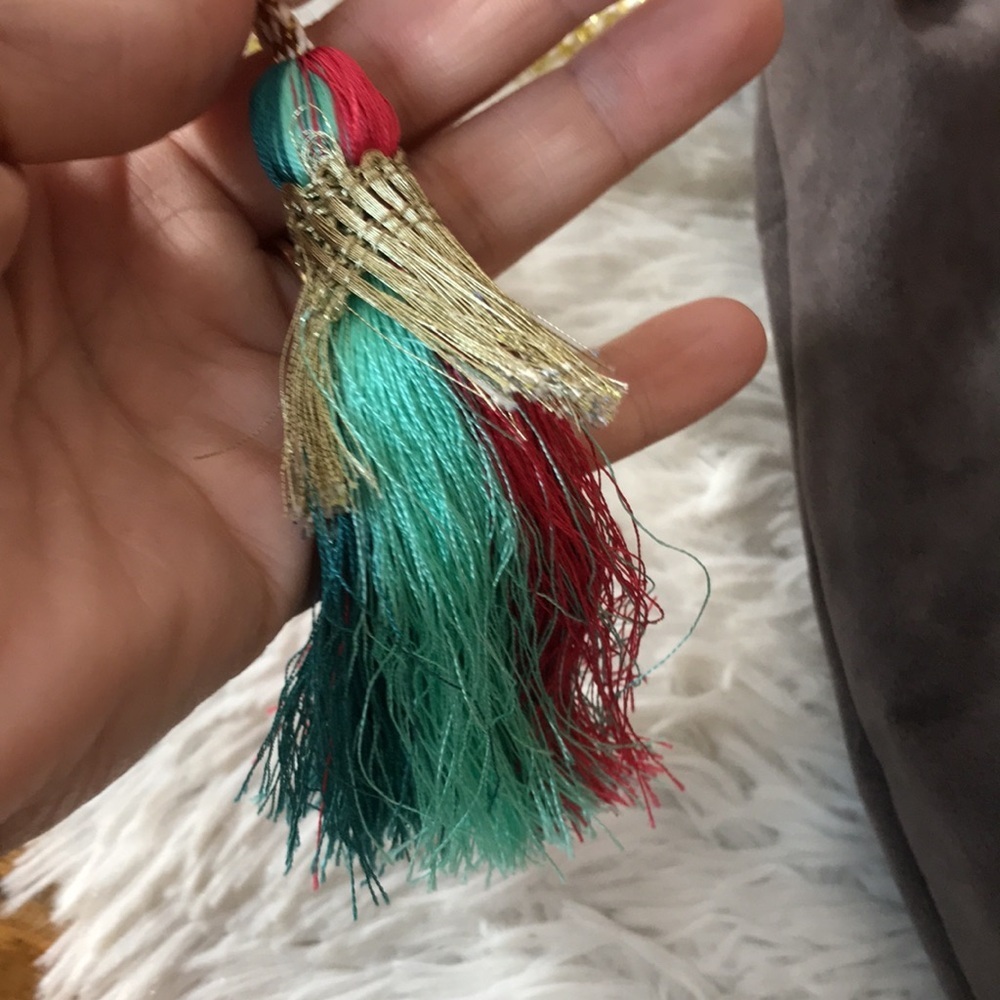 Boho Drawstring Hobo Bag - image 3